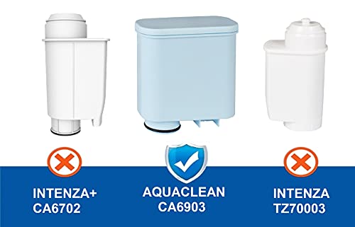 Aqualogis Al-Clean - Filtro de cal y agua para cafeteras automáticas Saeco y Philips Saeco CA6903/01 AquaClean