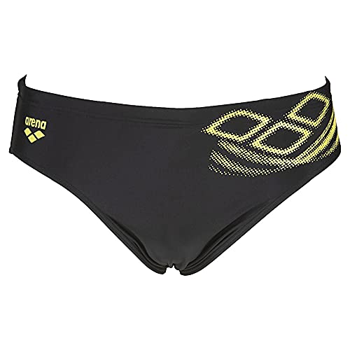 ARENA M Spirit Brief - Bañador Slip para Hombre, Color Black/Soft Green, Talla 95