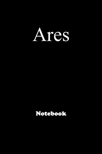 Ares: Personalized Notebook with Custom Name & Cover . College Ruled Journal for men and Boys ,150pages