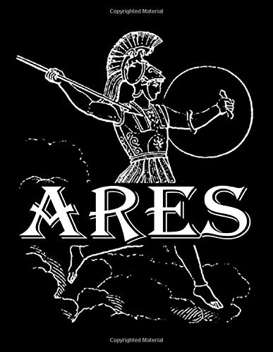 Ares: Sketchbook Multipurpose Blank Notebook for Drawing, Writing, Painting, Doodling, Sketching Paper 100 Pages, 8.5x11 Ancient Greek Mythology Cover Design