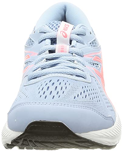 Asics Gel-Contend 7, Zapatillas para Correr Mujer, Mist/Blazing Coral, 39.5 EU