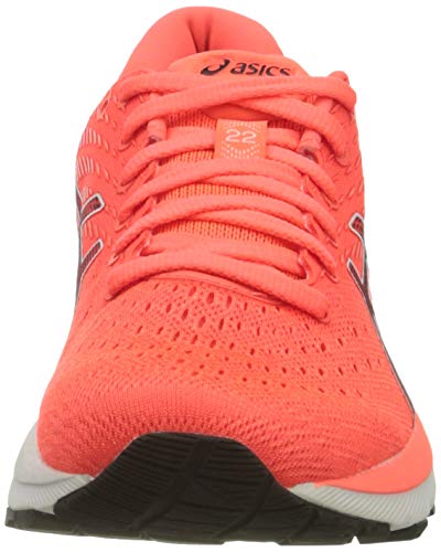 Asics Gel-Cumulus 22 Tokyo, Road Running Shoe Mujer, Sunrise Red/Black, 41.5 EU