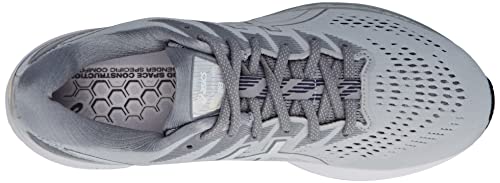 Asics Gel-Kayano 28 Platinum, Running Shoe Hombre, Piedmont Grey/White, 42.5 EU