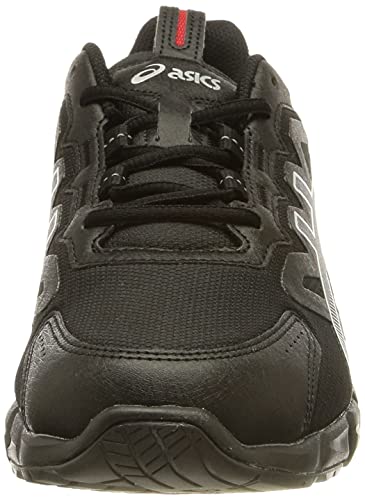 ASICS Gel Quantum 90, Cross Trainer Hombre, Black Electric Red, 44.5 EU