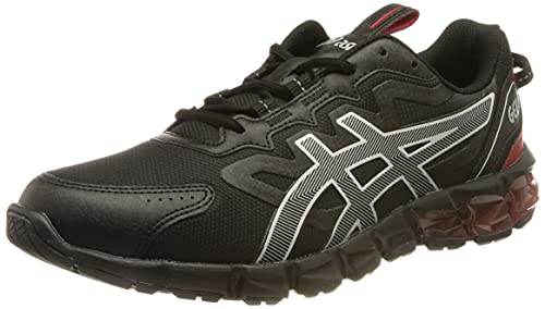 ASICS Gel Quantum 90, Cross Trainer Hombre, Black Electric Red, 44.5 EU