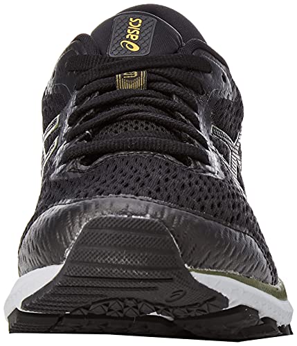 Asics GT-1000 9 G-TX, Road Running Shoe Hombre, Black/Smog Green, 44 EU