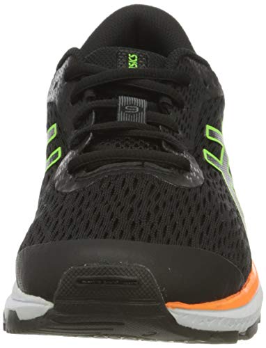 Asics GT-1000 9 GS, Zapatos para Correr, Black/Green Gecko, 36 EU