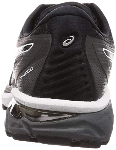 Asics GT-2000 8, Road Running Shoe Hombre, Negro/Blanco, 43.5 EU