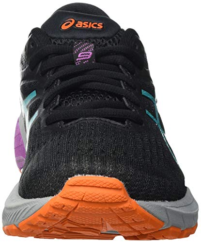 Asics GT-2000 9 Trail, Road Running Shoe Mujer, Black/Baltic Jewel, 39 EU