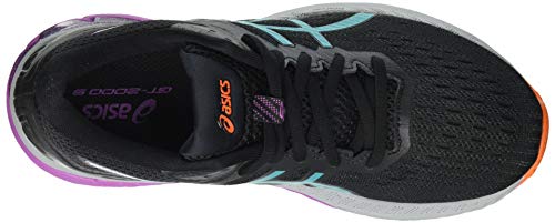 Asics GT-2000 9 Trail, Road Running Shoe Mujer, Black/Baltic Jewel, 39 EU