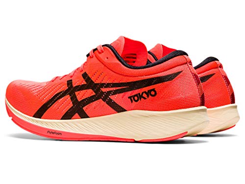 ASICS Men's Metaracer Tokyo Running Shoes, 11.5M, Sunrise RED/Black