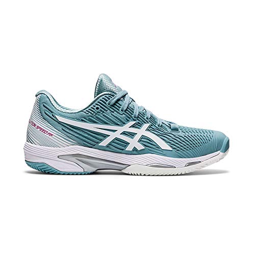 ASICS Solution Speed FF 2-Clay, Zapatillas de Tenis Mujer, Smoke Blue White, 39.5 EU