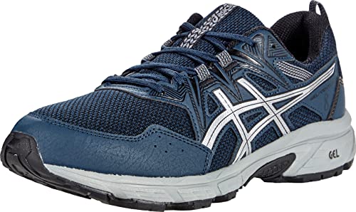 ASICS Zapatillas de running Gel-Venture 8 para hombre, French Blue/Pure Silver, 44 EU