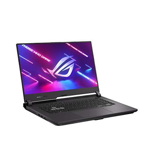 ASUS ROG G513QM-HF026 - Ordenador Portátil Gaming de 15.6" FullHD 300Hz (Ryzen 7 5800H, 16GB RAM, 1TB SSD, NVIDIA RTX3060-6GB, Sin Sistema Operativo) Gris Eclipse-Teclado QWERTY español