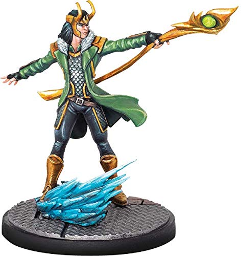 Atomic Mass Games CP12en Marvel Crisis Procol - Crisis Protocol Loki & Hela Character EN - Juego de Miniaturas en Inglés