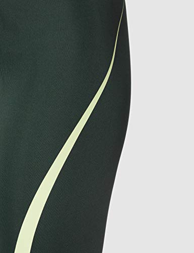 AURIQUE High Waisted Sports Legging Leggings Deportivos, Verde, 40