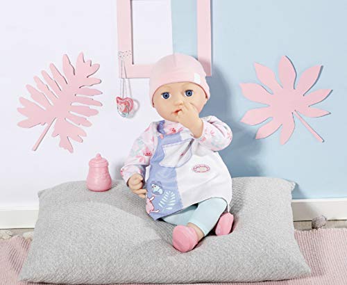 Baby Annabell Mia 43 cm, Para niños a partir de 2 años, Promueve la Empatía y las Habilidades Sociales, Incluye Muñeca, Vestidos y Accesorios