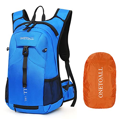 BBD Mochila de Ciclismo 18L Unisex Impermeable con Funda de Casco, Adecuado para Senderismo Running Montanismo Camping Viaje Deporte al Aire Libre