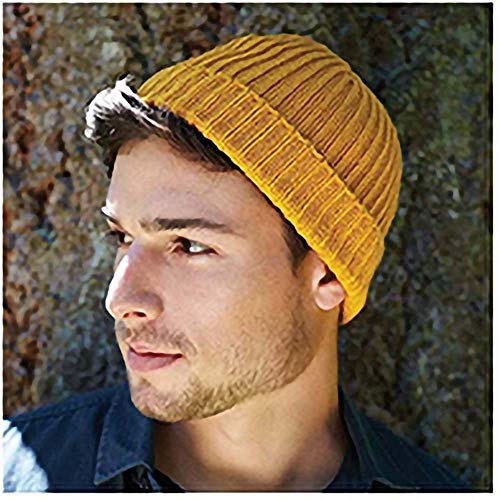 Beechfield Retro Trawler Winter Beanie Hat Gorra de béisbol, Negro, Talla única Unisex Adulto