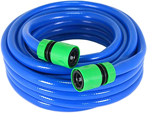 Benbulben - Manguera de agua de grado alimenticio de 5 m y conectores para caravana, autocaravana y barco, 12 mm y 1/2 pulgadas