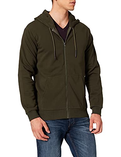 bestseller a/s ONSCERES Life Zip THR. Hoodie Sweat Noos Sudadera, Forest Night, XXL para Hombre