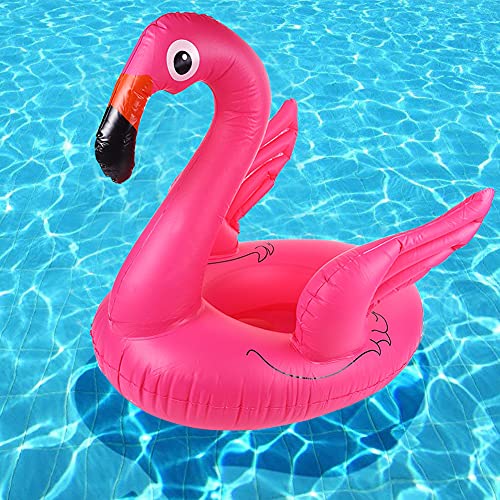 BESTZY Flamenco Inflable Colchoneta, Flotador bebé,Asiento de Flotador de Natación, Anillo de Natación para Bebé para Piscinas de Verano y Playa