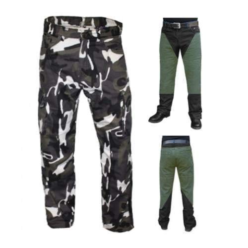 Bikers Gear Australia DKJ1002GRY-44L DKJ1002GRY-44L Pantaloni Jeans da Motociclista, , Grey Camo, 44L UK / 54L EU