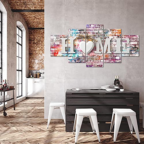 Bilder Home Vintage Wandbild 200 x 100 cm Vlies - Leinwand Bild XXL Format Wandbilder Wohnung Deko Kunstdrucke - MADE IN GERMANY - Fertig zum Aufhängen 014851a