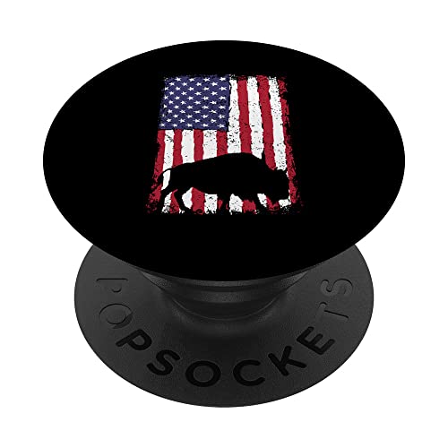 Bisonte Americano Búfalo - Animales Bisontes PopSockets PopGrip Intercambiable