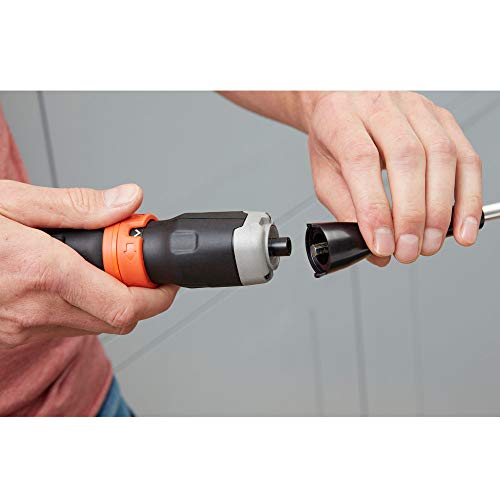 BLACK+DECKER BCF601C Atornillador de Eje Extensible 6V 5 Nm con Pila