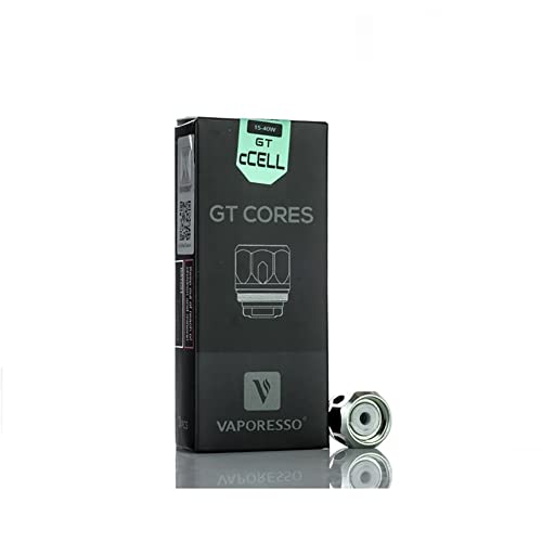 Bobinas Vaporesso GT CORES CCELL (Bobina de 0,5Ω × 3), Cabezales de bobina para tanque SKRR-S/NRG, sin nicotina