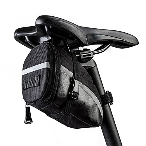 Bolsa Bicicleta, Bolsa de Sillín de Ciclismo, Bolsa Sillín Almacenamiento Ciclismo, Adecuado para Bicicletas de Carretera, Bicicletas de Montaña, Bicicletas Urbanas