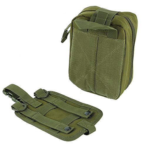 Bolso Médico,600D Molle Riñonera Táctica de Emergencia,Impermeable Bolsa de Emergencia para Sobrevivir,para Al Aire Libre, Senderismo, Camping, Caza