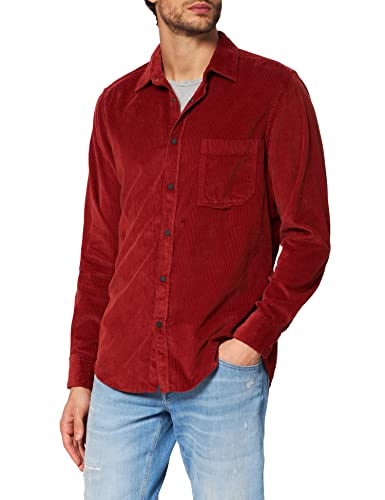 BOSS Riou Camisa, Medium Red611, S para Hombre