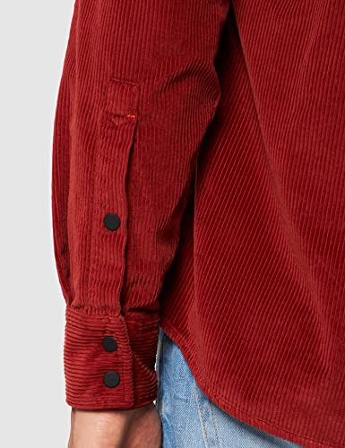 BOSS Riou Camisa, Medium Red611, S para Hombre