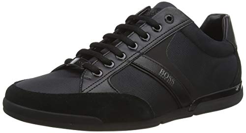 BOSS Saturn_lowp_MX, Zapatillas Hombre, Negro (Black 1), 44 EU