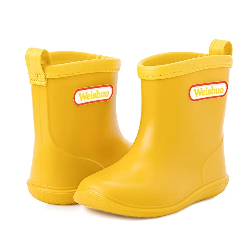 Botas de Agua Impermeable y Antideslizante Caucho de PVC Botas de Lluvia para Niños y Niñas