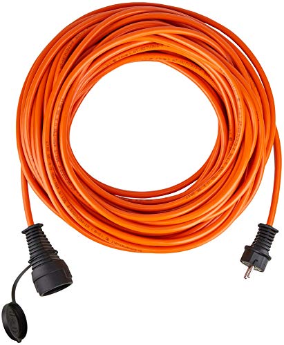 Brennenstuhl BREMAXX® cable alargador de corriente (cable de 25 m, para uso en exteriores hasta -35 °C, Made in Germany) naranja