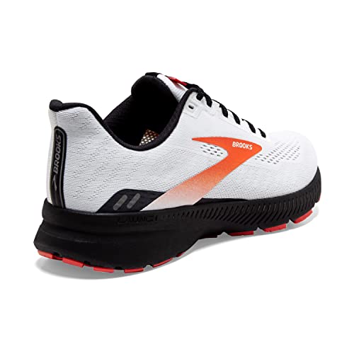 Brooks Launch 8 White/Black/Red Clay 11.5 D (M)