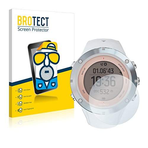 BROTECT Protector Pantalla Anti-Reflejos Compatible con Suunto Ambit3 Sport Sapphire (2 Unidades) Película Mate Anti-Huellas