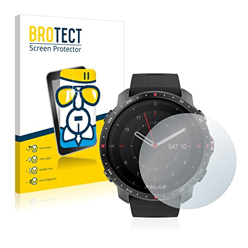 BROTECT Protector Pantalla Cristal Compatible con Polar Grit X Pro Protector Pantalla Vidrio - Dureza Extrema, Anti-Huellas, AirGlass