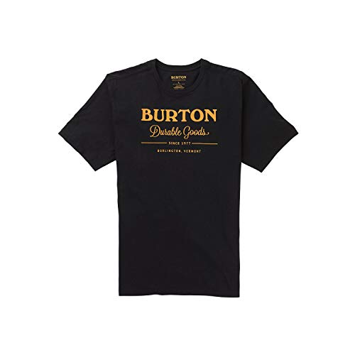 Burton Durable Goods Camiseta, Hombre, True Black, XXL