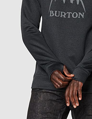 Burton Sudadera, True Black Heather, L para Hombre