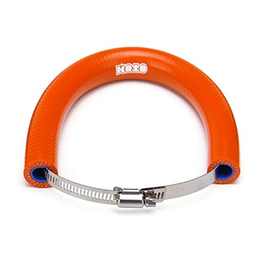 C-FUNN El Protector Universal del Silenciador del Extractor De La Motocicleta Puede Cubrir El Protector para KTM Exc Sxf 250-525 - Naranja