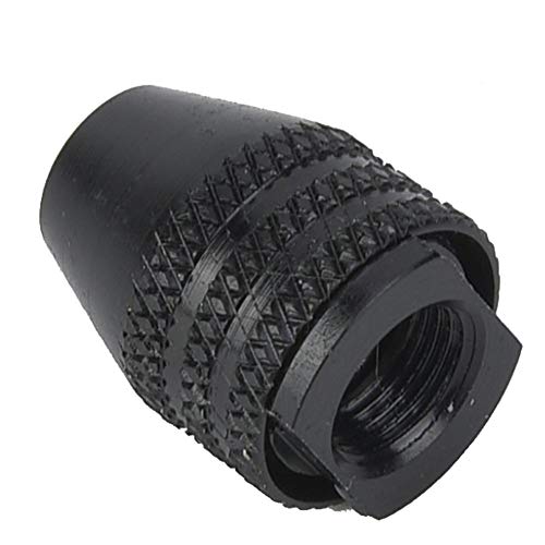 Cabezal de conversión de adaptador de mandril de tres mordazas mini universal de 8 mm 0.5-3.2 mm para taladro de destornillador eléctrico(Short tail 8mm)