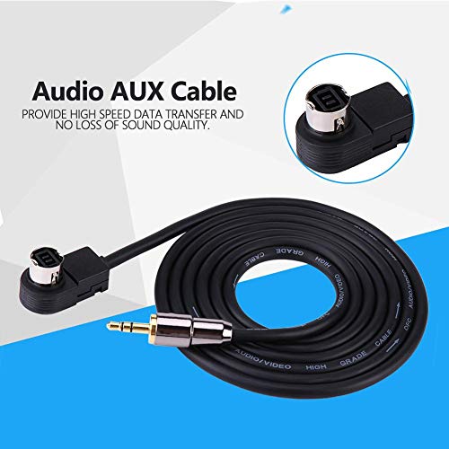 Cable Auxiliar RCA Auxiliar de 3,5 mm, Cable Adaptador AUX de Radio deo para automóvil para Reproductor de CD JVC/Alpine Ai-Net