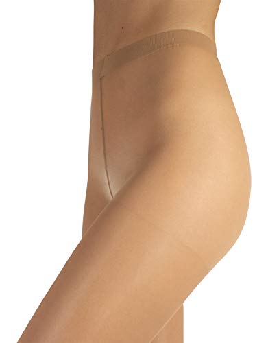 CALZITALY Medias Invisibles Refrescantes | Panty De Verano | Natural, Negro | S, M, L, XL | 7 DEN | Calcetería Italiana | (S, Natural)