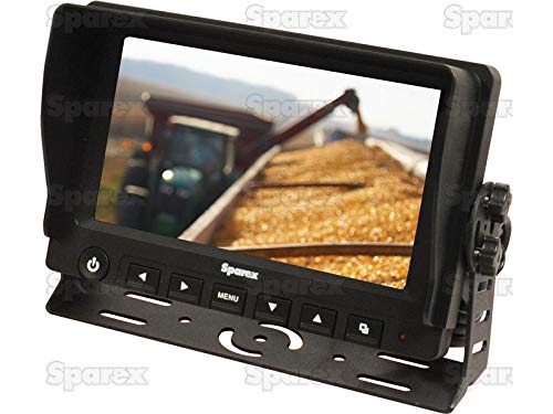 Cámara con 7″ LCD Monitor & Cámara para Tractor, camión, Caravana 10-32V