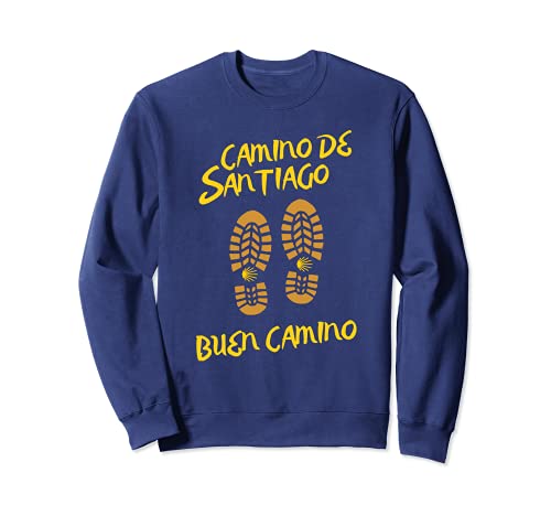 CAMINO DE SANTIAGO, BUEN CAMINO, Botas de senderismo Souvenir Sudadera