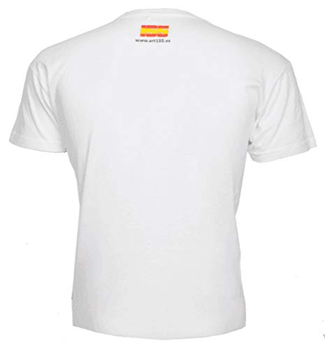 Camiseta Bandera España 155 Blanca